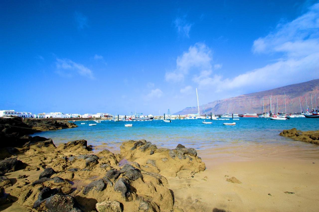 La Graciosa Camelia Beach Vistas Mar Caleta de Sebo Exterior foto